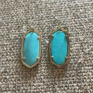 Kendra Scott turquoise earrings
